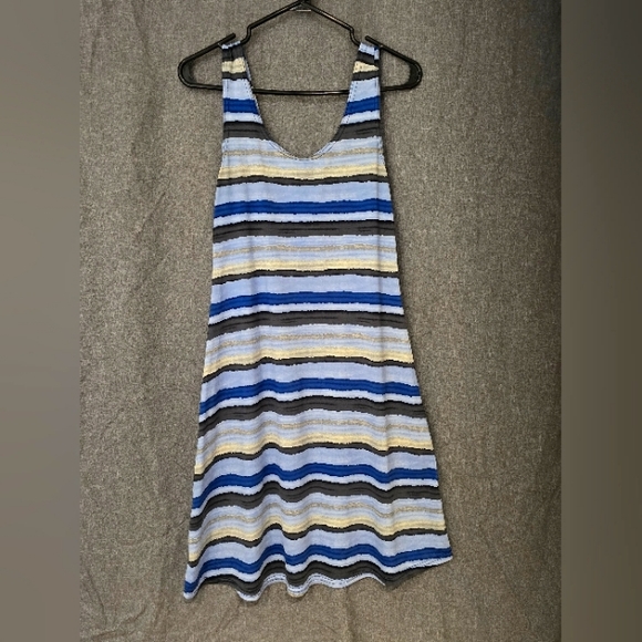 Striped blue dress - Picture 2 of 2